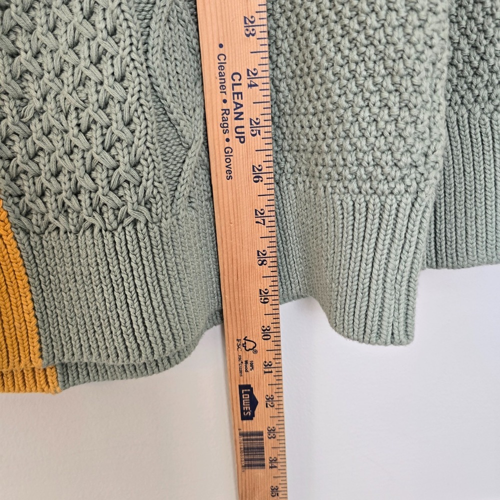 NWT L.L. Bean Signature Womens Cotton Cowl Neck Sweater Size‎ L Fisherman Cozy - Picture 12 of 13